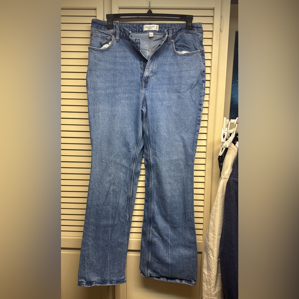 Abercrombie & Fitch Blue Flare Jeans